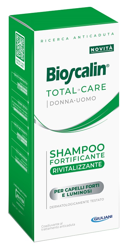 BIOSCALIN TOTAL CARE SHAMPOO FORTIFICANTE RIVITALIZZANTE 200 ML - Farmaunclick.it