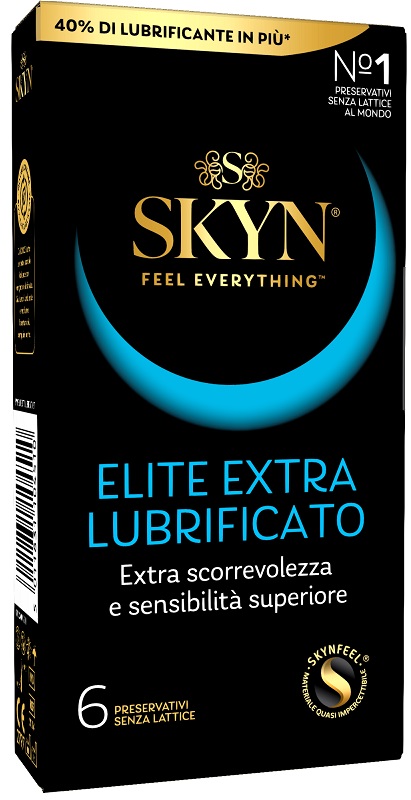 PROFILATTICO SKYN ELITE EXTRA LUBRIFICATO 6 PEZZI - Farmaunclick.it