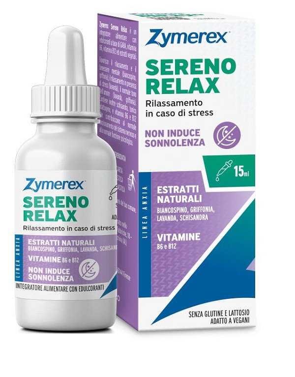 ZYMEREX SERENO RELAX GOCCE 15 ML SENZA GLUTINE SENZA LATTOSIO - Farmaunclick.it