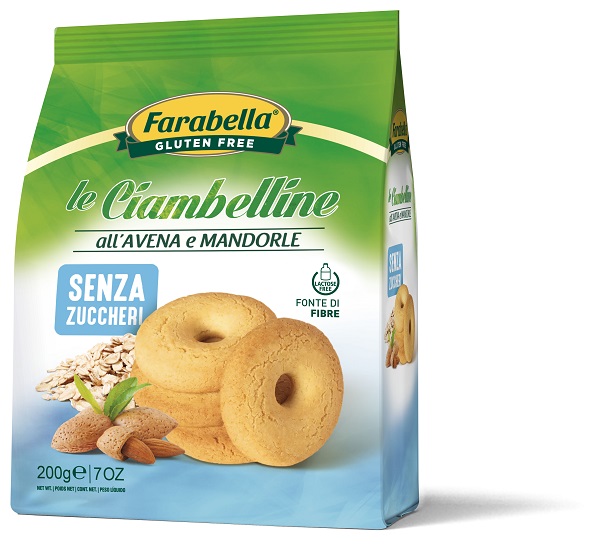 FARABELLA CIAMBELLINE SENZA ZUCCHERO ALL'AVENA E MANDORLE 200 G - Farmaunclick.it
