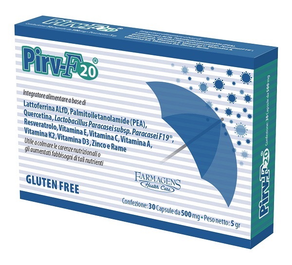 PIRV F20 30 CAPSULE 500 MG - Farmaunclick.it