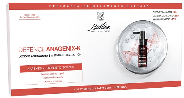 DEFENCE ANAGENIX K LOZIONE ANTI CADUTA 6 FLACONCINI 15 ML - Farmaunclick.it