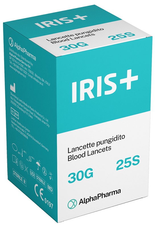 LANCETTE PUNGIDITO IRIX 30 GAUGE 25 PEZZI - Farmaunclick.it