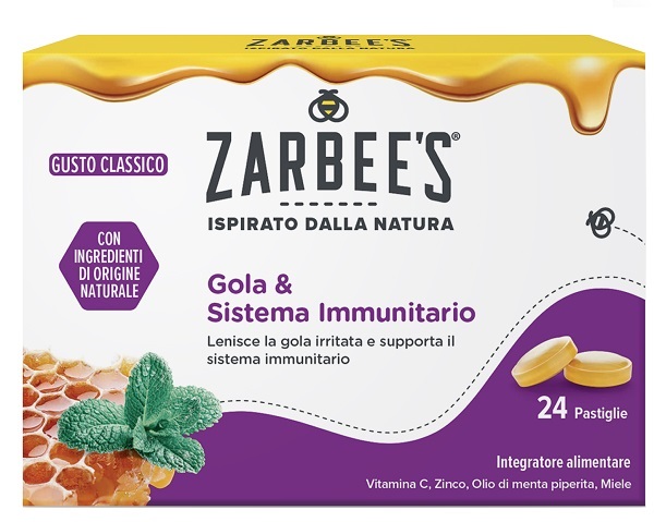 ZARBEE'S GOLA & SISTEMA IMMUNITARIO 24 PASTIGLIE - Farmaunclick.it
