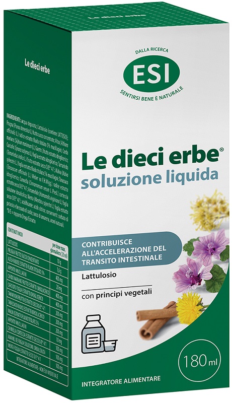 ESI LE DIECI ERBE SOLUZIONE LIQUIDA 180 ML - Farmaunclick.it
