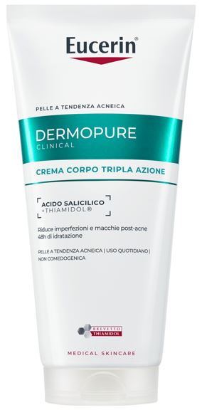 EUCERIN DERMOPURE CLINICAL CREMA CORPO TRIPLA AZIONE 200 ML - Farmaunclick.it