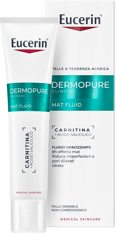 EUCERIN DERMOPURE CLINICAL FLUIDO OPACIZZANTE 40 ML - Farmaunclick.it