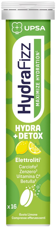 UPSA HYDRAFIZZ DETOX MAXIMIZE HYDRATION 16 COMPRESSE EFFERVESCENTI - Farmaunclick.it