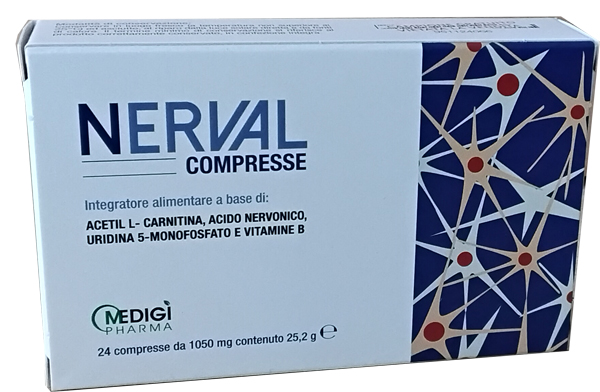 NERVAL 24 COMPRESSE DA 1050 MG - Farmaunclick.it