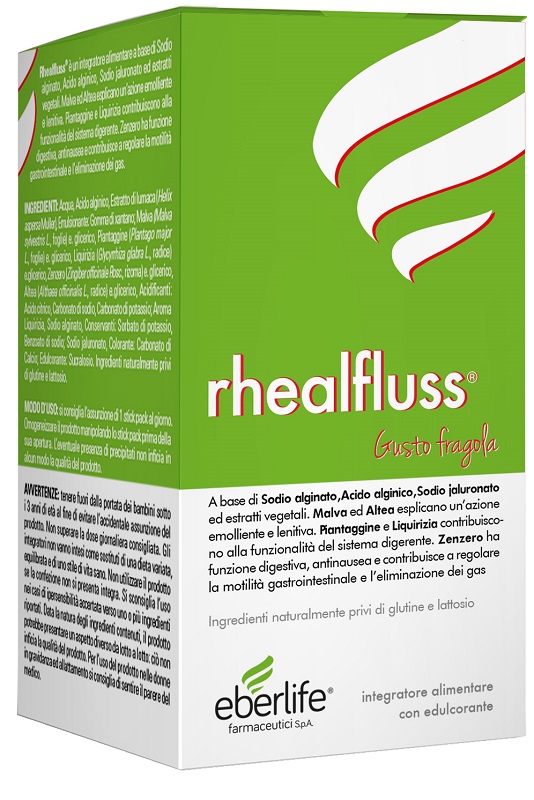 RHEALFLUSS FRAGOLA 20 STICKPACK DA 10 ML - Farmaunclick.it