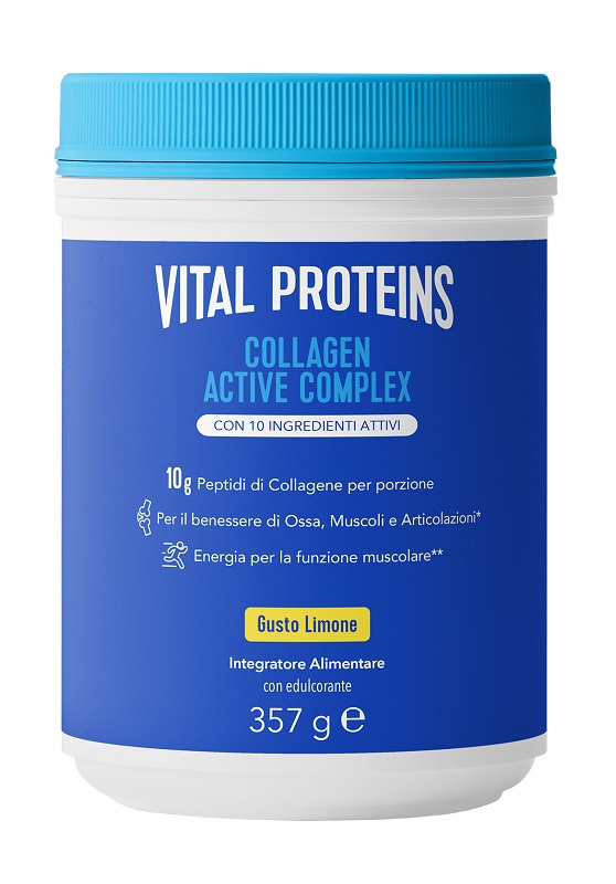 VITAL PROTEINS COLLAGEN ACTIVE COMPLEX LIMONE 357 G - Farmaunclick.it