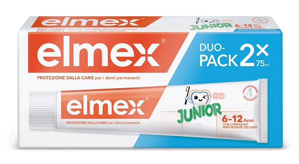 ELMEX JUNIOR DENTIFRICIO 75 ML DUOPACK - Farmaunclick.it
