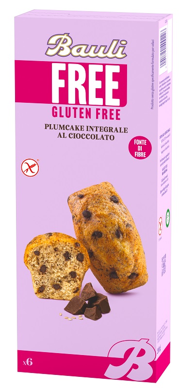 BAULI FREE PLUMCAKE INTEGRALE CIOCCOLATO 6 PEZZI DA 35 G - Farmaunclick.it