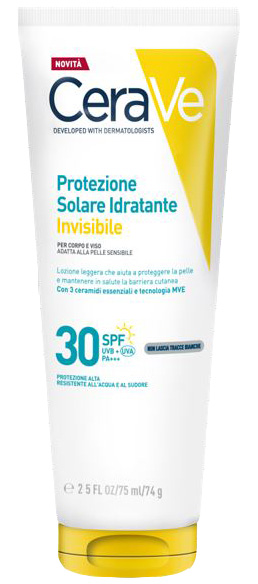 CERAVE PROTEZIONE SOLARE IDRATANTE INVISIBILE SPF30 75 ML - Farmaunclick.it