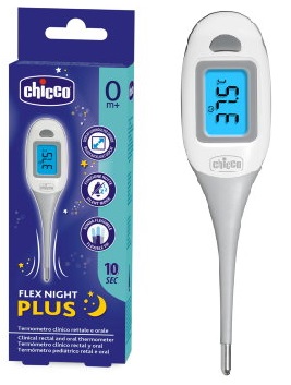CHICCO TERMOMETRO FLEX NIGHT PLUS - Farmaunclick.it