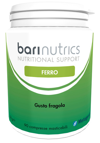 BARINUTRICS FERRO FRAGOLA ITA 90 COMPRESSE - Farmaunclick.it