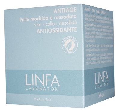 LINFA ANTIAGE PELLE MORBIDA E RASSODATA VISO COLLO DECOLLETE ANTIOSSIDANTE 50 ML - Farmaunclick.it