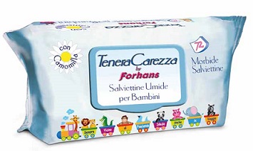 TENERA CAREZZA BY FORHANS SALVIETTINE 72 PEZZI - Farmaunclick.it