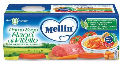 MELLIN PRIMOSUGO RAGU' DI VITELLO 2 VASETTI DA 80 G - Farmaunclick.it