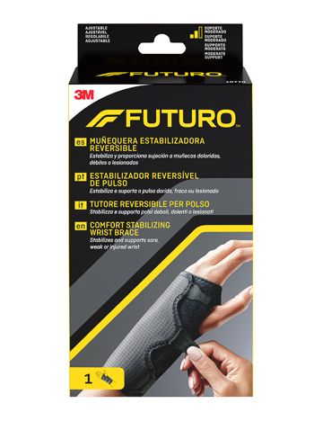 TUTORE PER POLSO REVERSIBILE FUTURO NERO 1 PEZZO - Farmaunclick.it