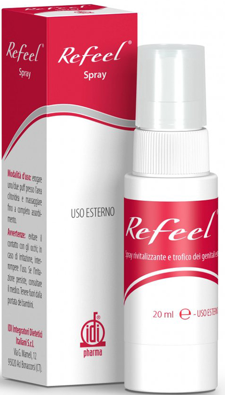 REFEEL SPRAY RIVITALIZZANTE E TROFICO DEI GENITALI ESTERNI FEMMINILI 20 ML - Farmaunclick.it