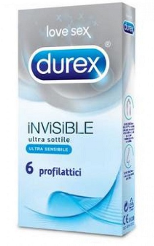 DUREX INVISIBLE PROFILATTICO 6 PEZZI - Farmaunclick.it