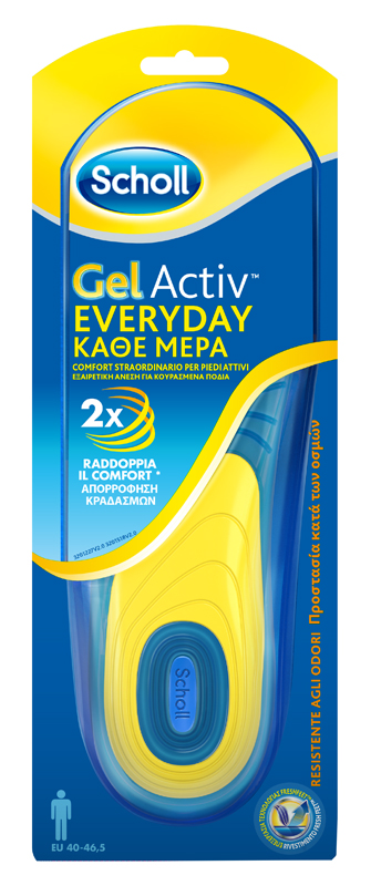 SCHOLL GEL ACTIV EVERYDAY UOMO - Farmaunclick.it