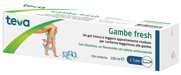 GAMBE FRESH TEVA GEL 100 ML - Farmaunclick.it
