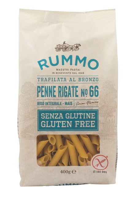 RUMMO PENNE RIGATE N66 DI RISO INTEGRALE E MAIS 400 G - Farmaunclick.it