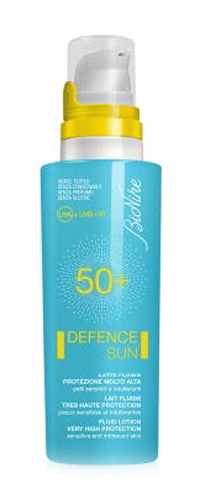 DEFENCE SUN 50+ LATTE FLUIDO PROTEZIONE MOLTO ALTA 125 ML - Farmaunclick.it