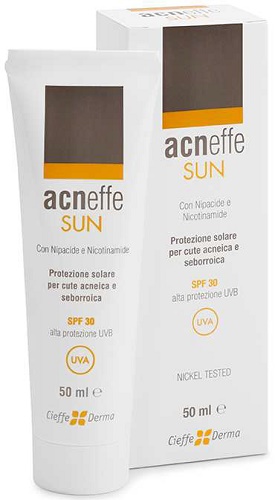 ACNEFFE SUN SPF 30 ALTA PROTEZIONE UVB PER CUTE ACNEICA E SEBORROICA 50 ML - Farmaunclick.it