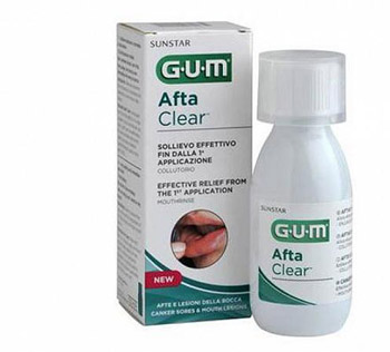 GUM AFTACLEAR RINSE 120 ML COLLUTORIO - Farmaunclick.it