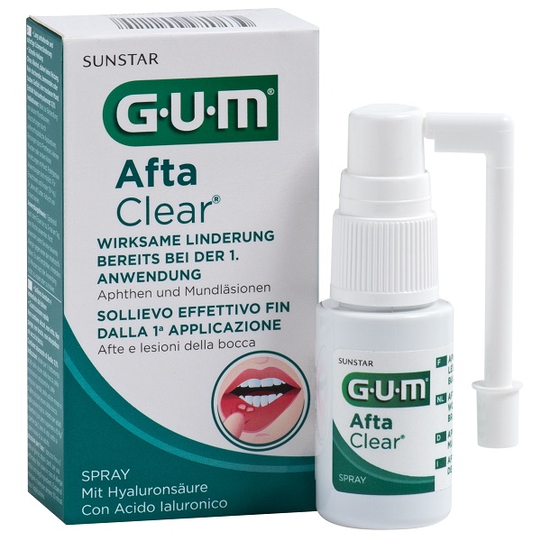 GUM AFTACLEAR SPRAY 15 ML - Farmaunclick.it