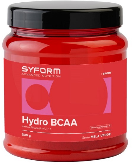 HYDRO BCAA INTEGRATORE IN POLVERE AL GUSTO DI MELA VERDE 300 G - Farmaunclick.it