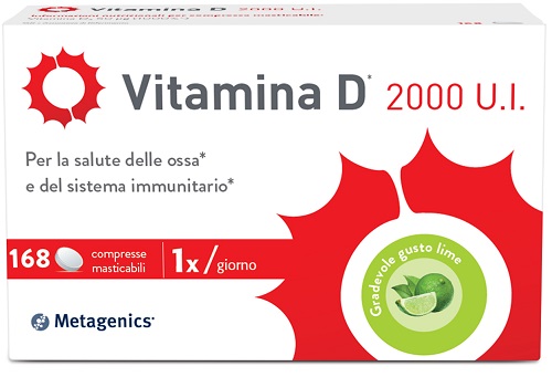 VITAMINA D 2000 UI 168 COMPRESSE MASTICABILI - Farmaunclick.it