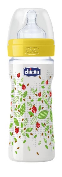 CHICCO BIBERON WELL BEING IN POLIPROPILENE UNISEX DA 250 ML MEDIUM SILICONE ITA - Farmaunclick.it