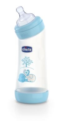 CHICCO BIBERON WELL BEING ANGOLATO IN POLIPROPILENE BOY DA 250 ML NORMAL SILICONE - Farmaunclick.it