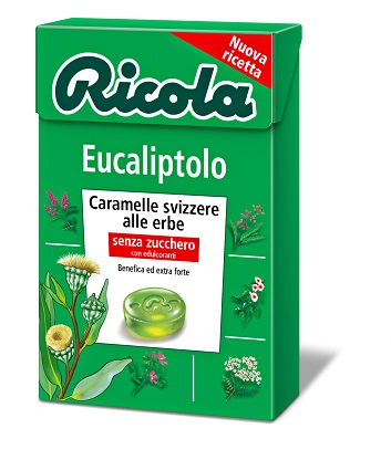 RICOLA EUCALIPTOLO SENZA ZUCCHERO 50 G - Farmaunclick.it