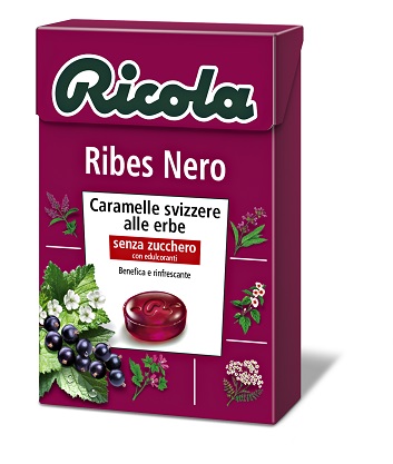 RICOLA RIBES NERO SENZA ZUCCHERO 50 G - Farmaunclick.it
