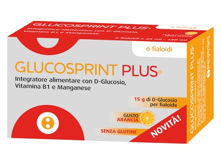 GLUCOSPRINT PLUS ARANCIA 6 FIALOIDI DA 25 ML - Farmaunclick.it