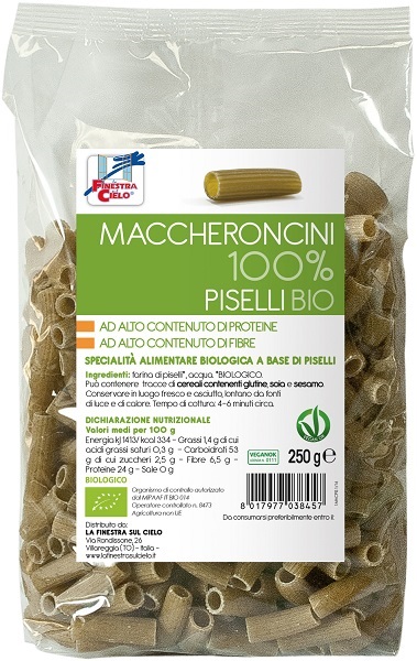 MACCHERONCINI PISELLI100% BIO - Farmaunclick.it