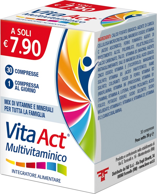 VITA ACT MULTIVITAMINICO 30 COMPRESSE - Farmaunclick.it
