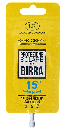 BEER CREAM PROTEZIONE SOLARE MEDI ALLA BIRRA SPF 15 15 ML - Farmaunclick.it