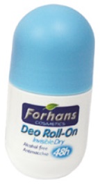 FORHANS COSMETIC ROLL-ON INVISIBLE DRY 50 ML - Farmaunclick.it