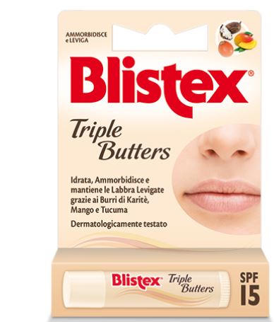 BLISTEX TRIPLE BUTTERS STICK LABBRA - Farmaunclick.it