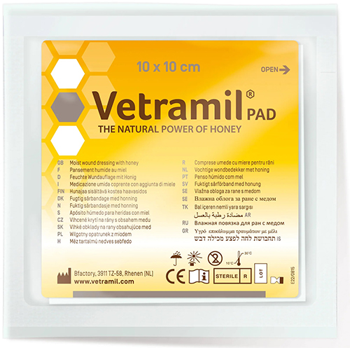 VETRAMIL PAD GARZA 10 X 10CM 5 PEZZI USO VETERINARIO - Farmaunclick.it