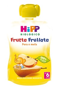 HIPP BIO FRUTTA FRULLATA PERA MELA 90 G - Farmaunclick.it