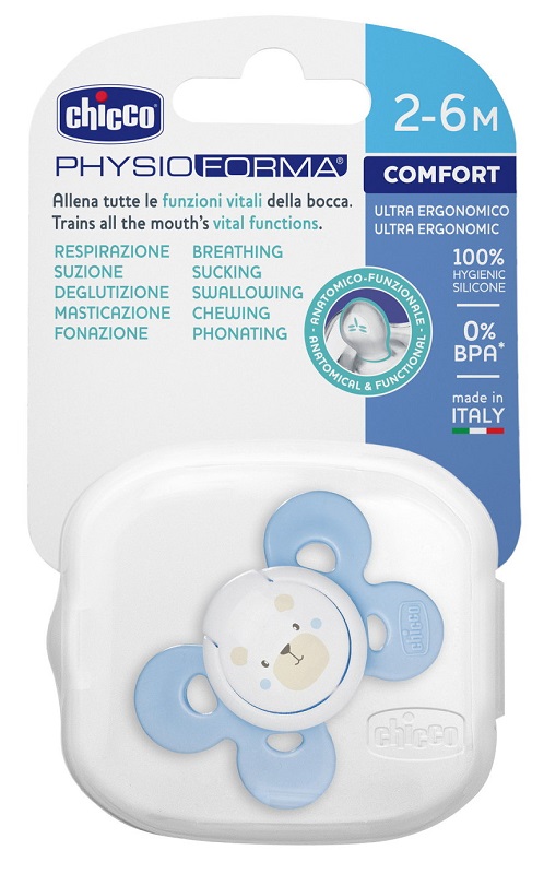 CHICCO SUCCHIETTO COMFORT BOY IN SILICONE 0-6 MESI 1 PEZZO - Farmaunclick.it