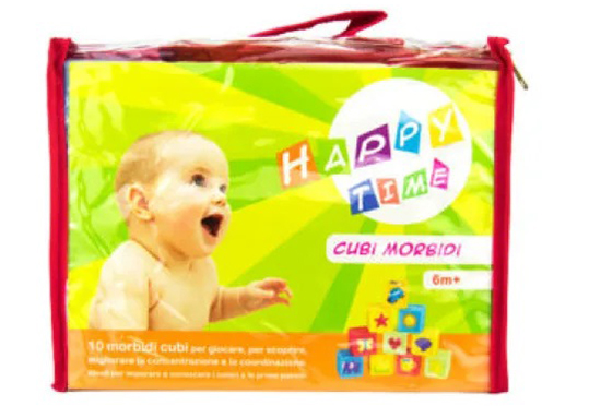 FIOCCHI DI RISO HAPPY TIME CUBI MORBIDI 6M+ - Farmaunclick.it