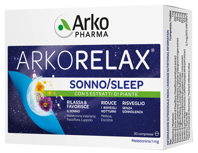 ARKORELAX SONNO 30 COMPRESSE - Farmaunclick.it